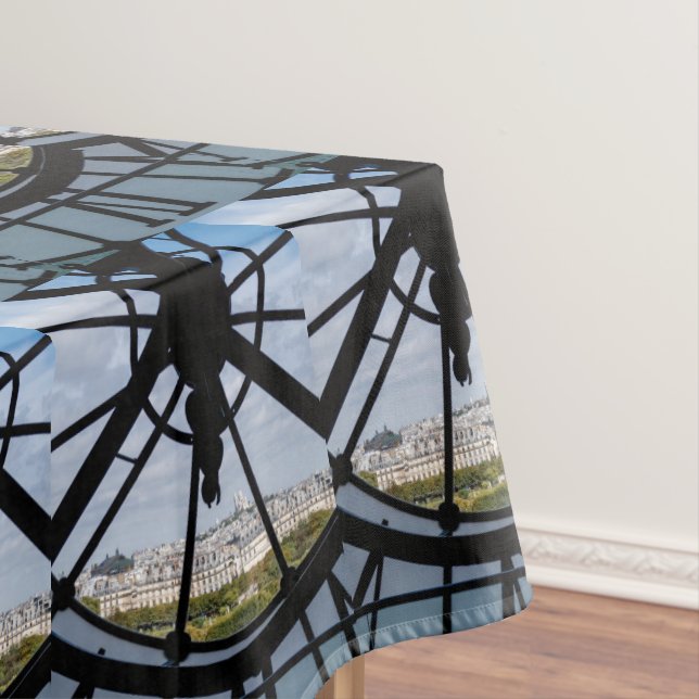 Gigantische Glasuhr im Musée d'Orsay - Paris Tischdecke (Beispiel)