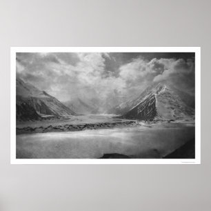 Gigantischer Gletscher Alaska 1912 Poster