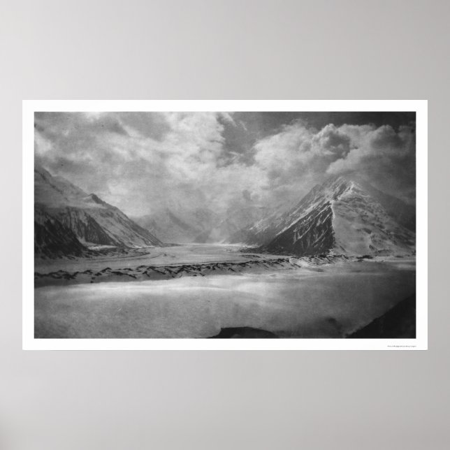 Gigantischer Gletscher Alaska 1912 Poster (Vorne)