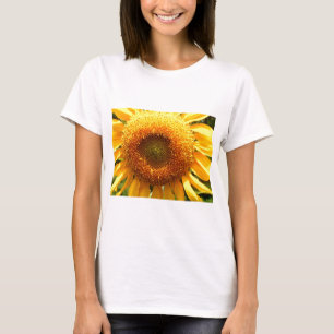 Gigantisches Gelbmoth Sonnenblumenmotiv Foto T-Shirt
