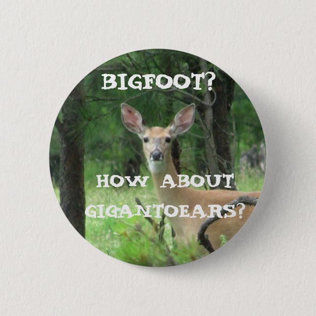 Gigantoears Der Großohrhirsch Button (Vorderseite)