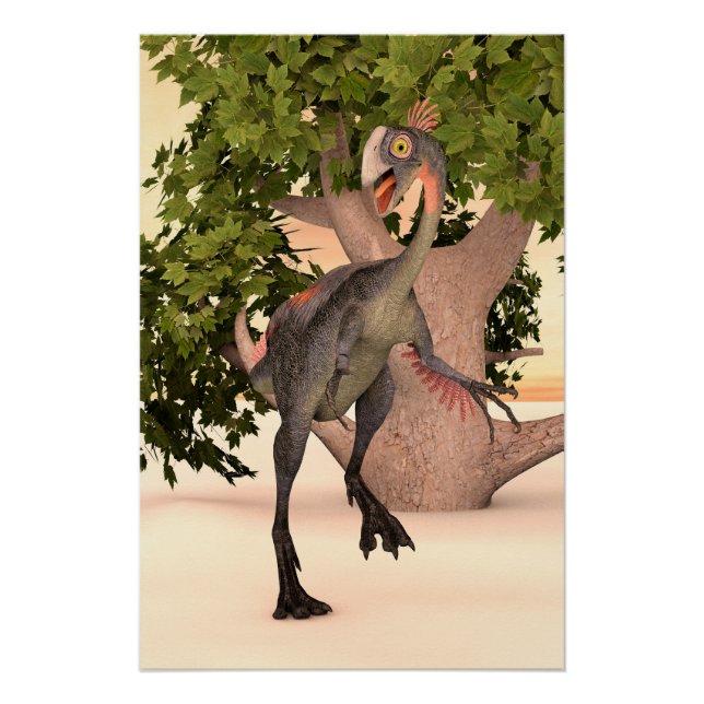 Gigantoraptor Forest Guardian Poster (Vorderseite)