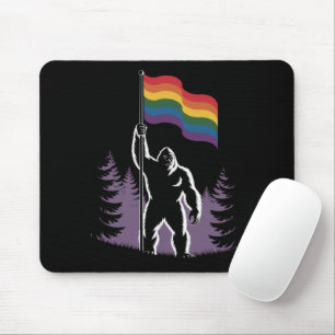 Gigfoot Rock auf LGBTQ Progressive neue Flagge Mousepad