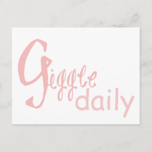 Giggle Daily Postcard Postkarte