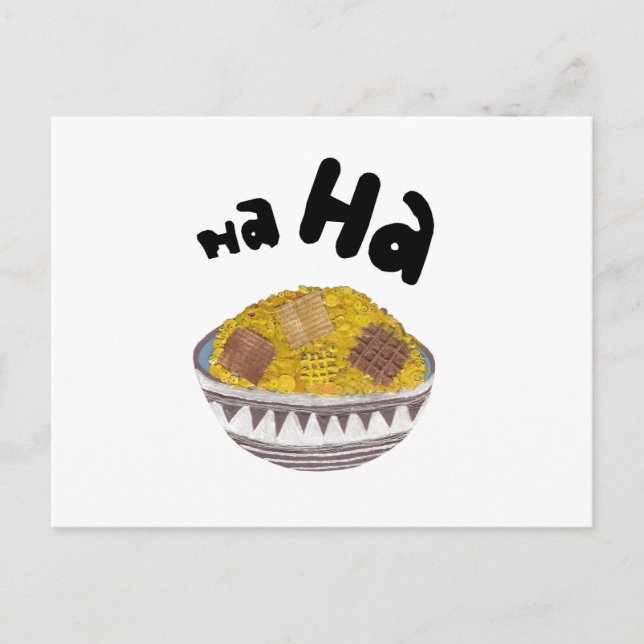 Giggle Flakes Postkarte (Vorderseite)