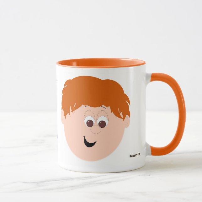 Giggle Tasse Boy Red Head (Rechts)