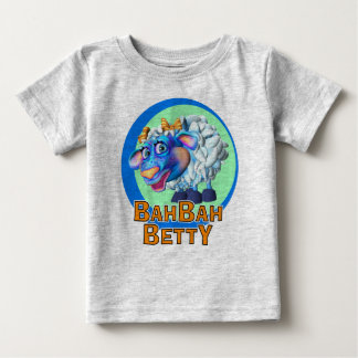GiggleBellies Bah Bah Betty die Schafe Baby T-shirt