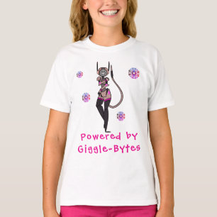 Giggles Niedlich Robot Fun Art T - Shirt
