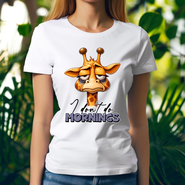 Giggly Giraffe: Der lustige Giraffe-T - Shirt (Von Creator hochgeladen)