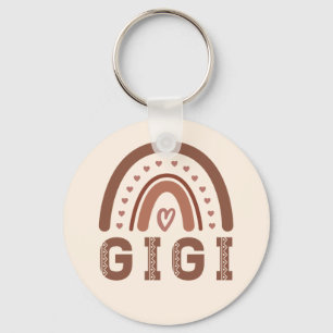 Gigi Boho Rainbow Niedliche Grandma Geschenke Schlüsselanhänger
