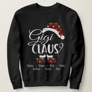 Gigi Claus Geschenk zu Weihnachten Sweatshirt