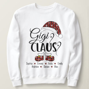 Gigi Claus Geschenk zu Weihnachten Sweatshirt