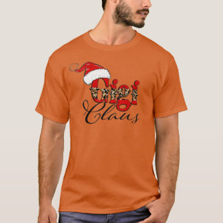 Gigi Claus Merry Christmas Funny Mama Lover Santa  T-Shirt