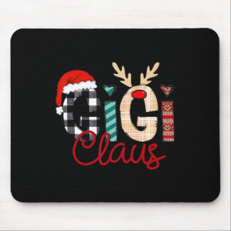 Gigi Claus Reindeer Christmas Mousepad