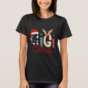 Gigi Claus Reindeer Christmas T-Shirt