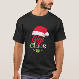 Gigi Claus Santa Christmas Matching Familie Pajama T-Shirt