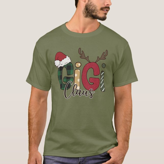 Gigi Claus Weihnachtsangebot T-Shirt (Vorderseite)