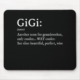 Gigi Definition T Women Gigi Gift Oma Birthday Mousepad
