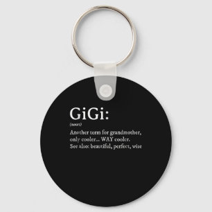 Gigi Definition T Women Gigi Gift Oma Birthday Schlüsselanhänger