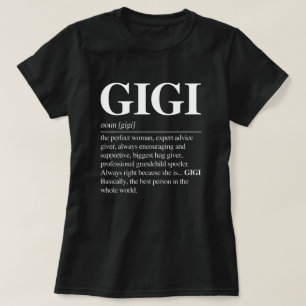 Gigi Definition TShirt Women Gigi Gift Oma