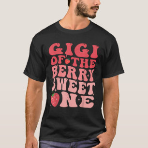 Gigi der Berry Sweet 1. Geburtstag Strawberer T-Shirt
