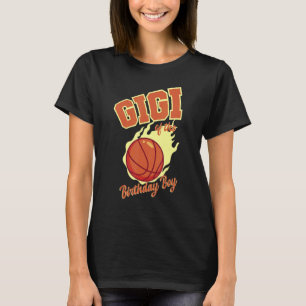 Gigi der Geburtstagskameradschaft Basketballfamili T-Shirt