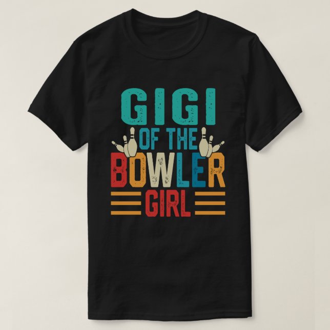 GIGI der Matching Family Bowler Bowling Bi T-Shirt (Design vorne)