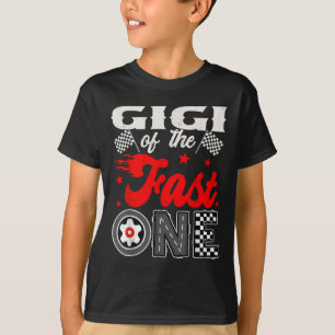 Gigi der schnellen 1. Geburtstagsrennfamilie T-Shirt