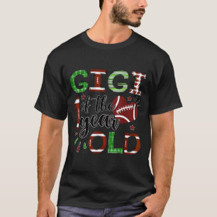Gigi des 1-jährigen Fußball-Jungen zum 1. Geburtst T-Shirt