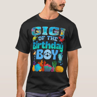 Gigi des Geburtstagsjungen-Aquariums-Meereslebewes T-Shirt