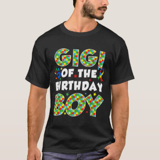 Gigi des Geburtstagsjungen Autismus-Bewusstsein-Pu T-Shirt