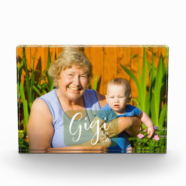 Gigi Established Foto-Geschenk  Fotoblock (Vorderseite)