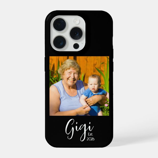 Gigi Established Foto-Geschenk  iPhone Hülle (Rückseite)