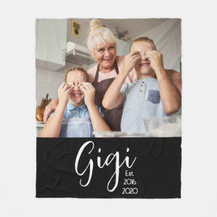 Gigi Established Foto-Geschenkmagnet Fleecedecke