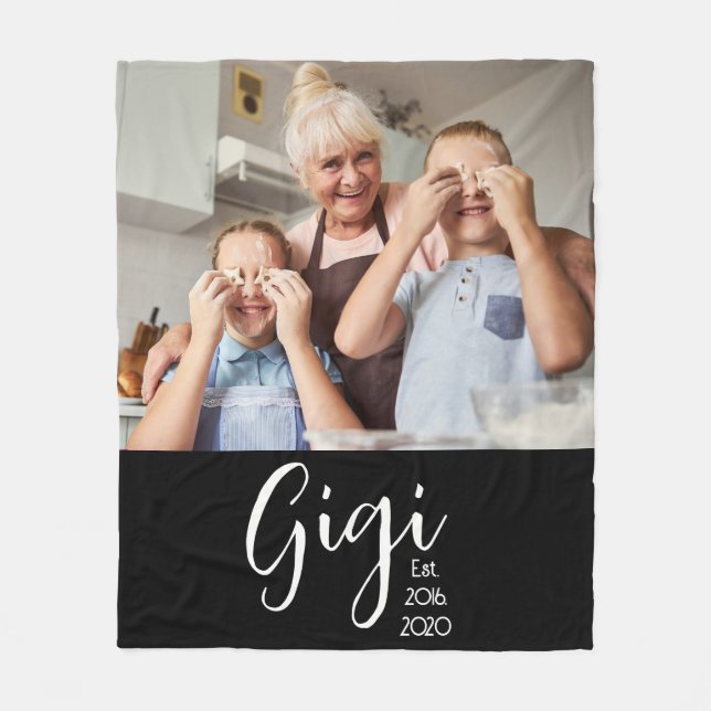 Gigi Established Foto-Geschenkmagnet Fleecedecke (Vorderseite)