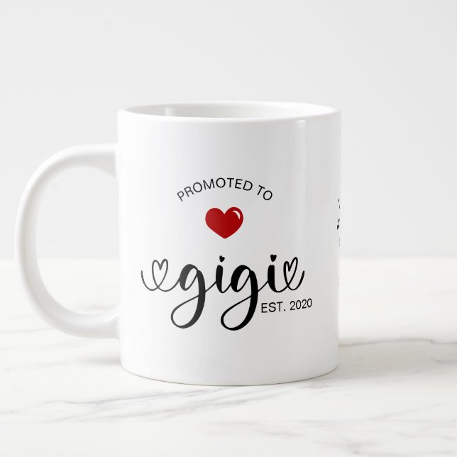 Gigi Established New Grandmother Gift Jumbo-Tasse (Links)