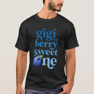 Gigi First Birthday Berry Sweet One Blueberry 1St T-Shirt