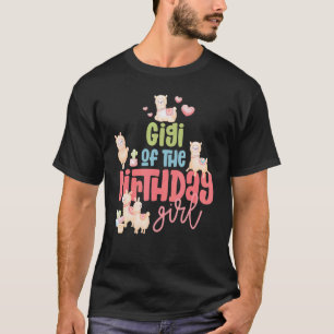 Gigi Geburtstagsmädchen Llama Party Fiesta Llamazi T-Shirt