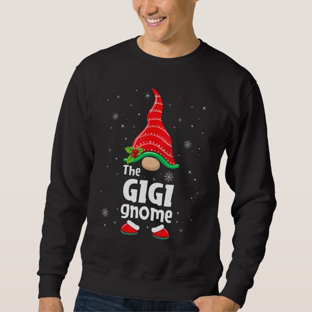 Gigi Gnome Matching Family Group Christmas Party P Sweatshirt (Vorderseite)