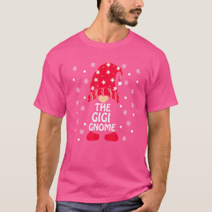 Gigi Gnome Matching Family Weihnachten Pajamas T-Shirt