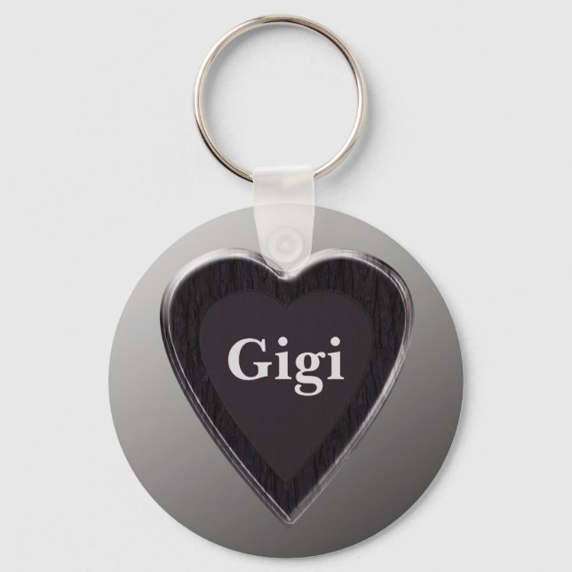 Gigi Heart Keychain Schlüsselanhänger (Vorderseite)