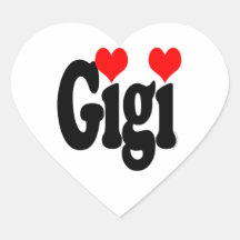 Gigi-Herzsticker