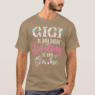 Gigi ist mein Name Verwöhnen ist mein Spiel Blume T-Shirt