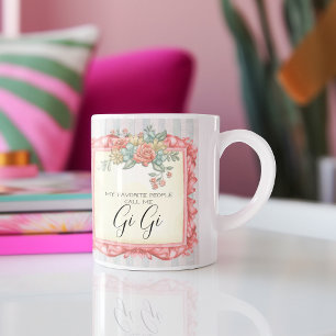 Gigi-Kaffeetasse - Geschenk für Großeltern Kaffeetasse