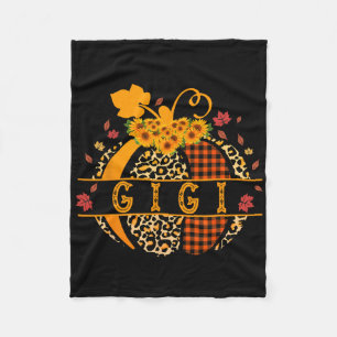 Gigi Leopard Druckpumpe für Großmutter Gigi Frauen Fleecedecke