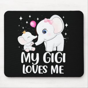Gigi Lieben ich Niedlich ElefantenT-Shirt für Kind Mousepad