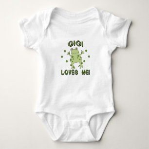 Gigi Lieben Me Frog Baby Strampler