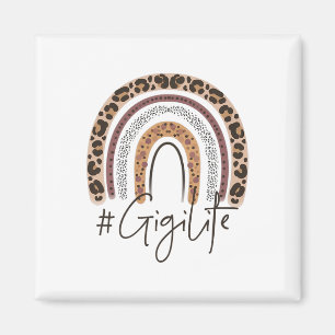 Gigi Life Oma Cheetah Leopard Frauen Weihnachten Magnet
