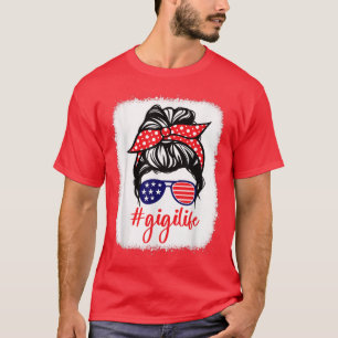 Gigi Life patriotisch lustig für Oma Frauen auf Mo T-Shirt
