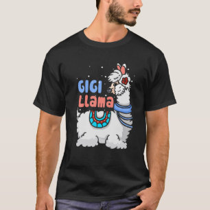Gigi Llama Matching Familie Weihnachten Pajamas Ge T-Shirt